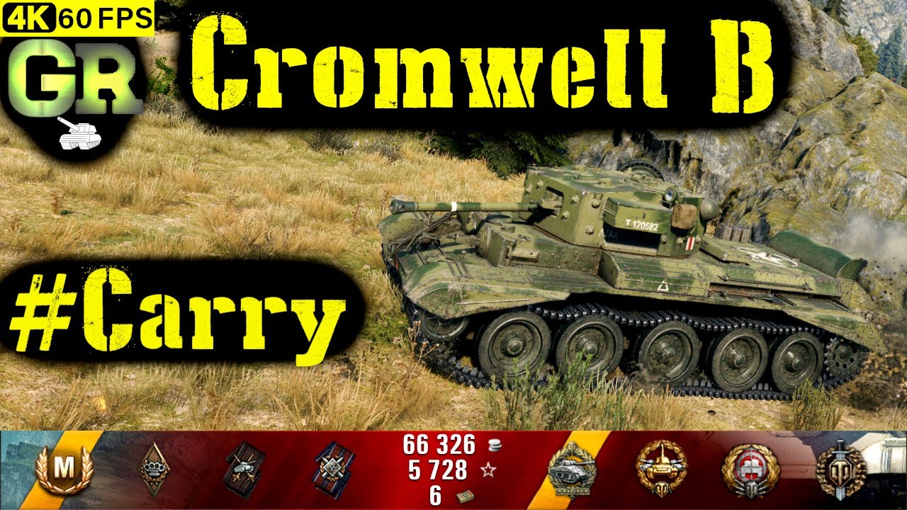 World of Tanks Cromwell B Replay - 8 Kills 3.2K DMG(Patch 1.4.1)