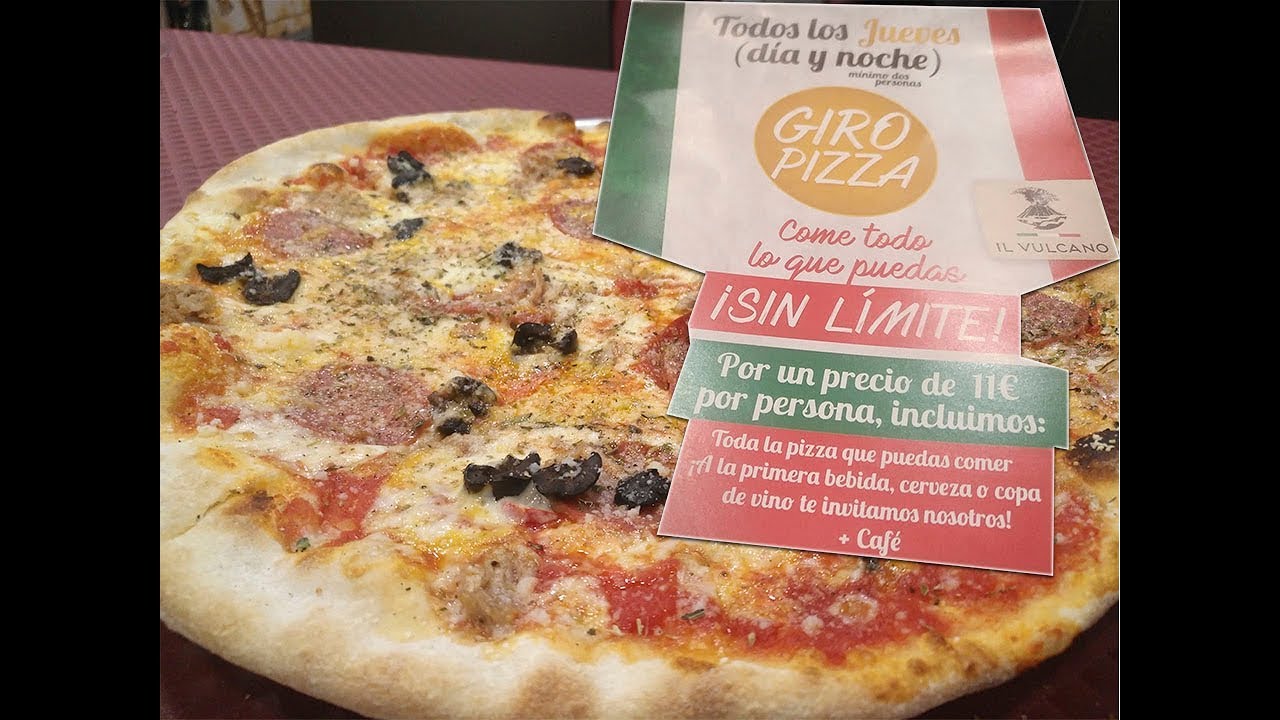 Abusando del buffet de pizza sin límites con Tano Villar