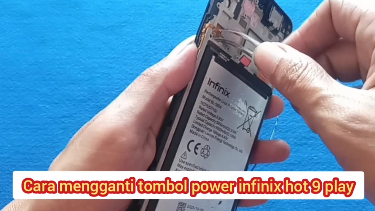 Cara mengganti tombol power infinix hot 9 play