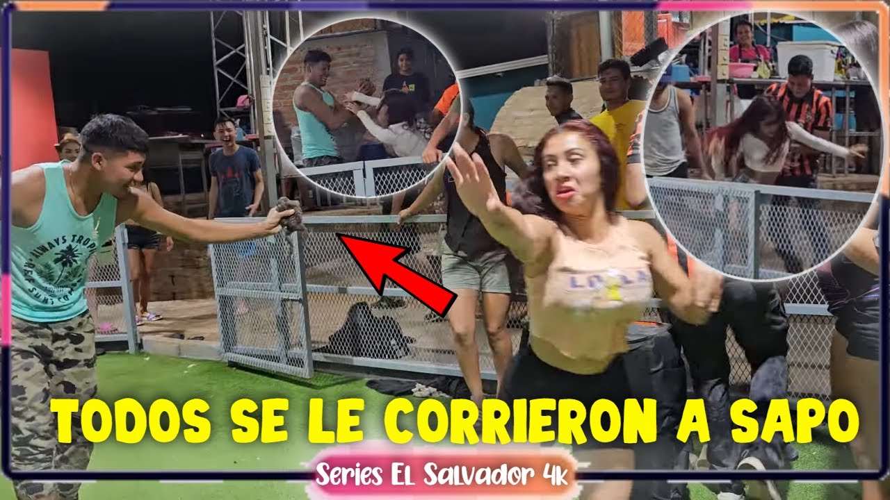 Sapo gano este reto de agarrar un Sapo y miren lo que el hizo. Bessy gana el reto de la salchica