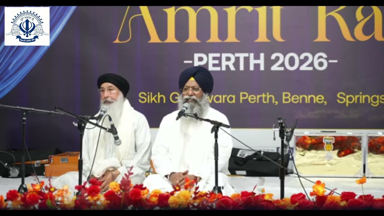 27-02-2026 Katha Giani Ranjit Singh Head Granthi At Amrit Ras Kirtan Darbar Perth 2026