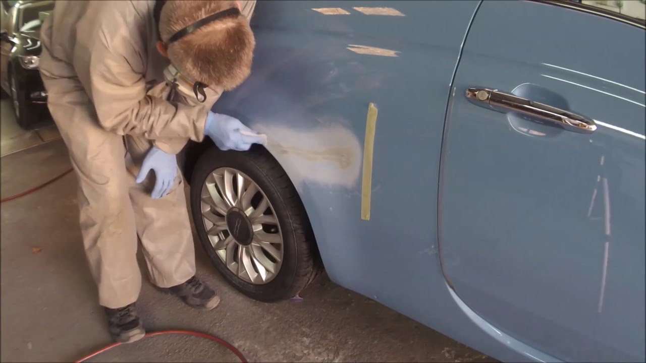 Fiat 500 dent repair Feb 2016