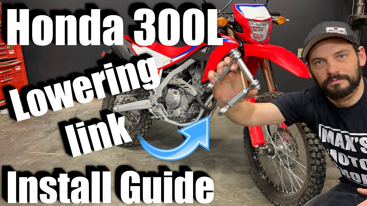 How To Install A Lowering Link Honda CRF 300 L step-by-step Install Guide