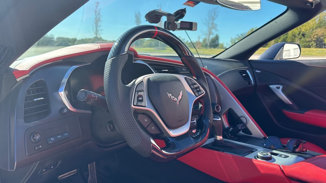 Установка нового карбонового руля на мой C7 Z06! (Пошаговая инструкция)