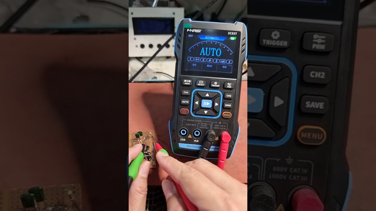 ป้ายยา สโคปมิเตอร์ FNIRSI 2C53T 50 MHz เส้นคม ราคาดี กดติมตามช่องกันด้วยนะ