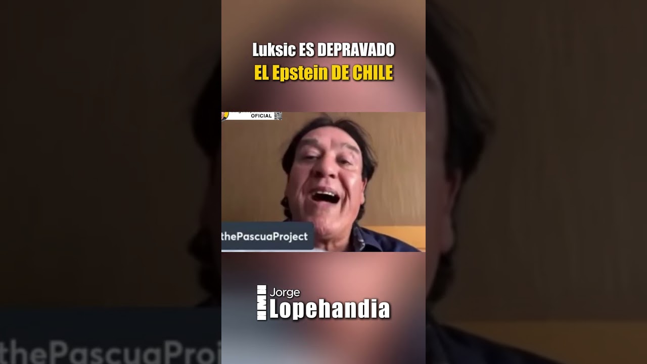 Luksic es un DEPRAVADO, es el Epstein de Chile 
