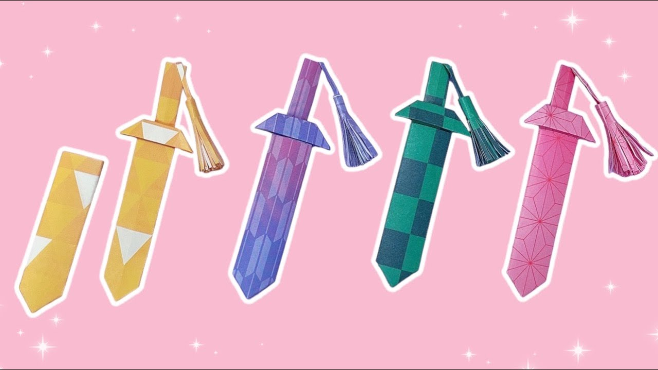 【折り紙】出し入れ楽しい♪さや付きミニ剣の作り方🗡️
