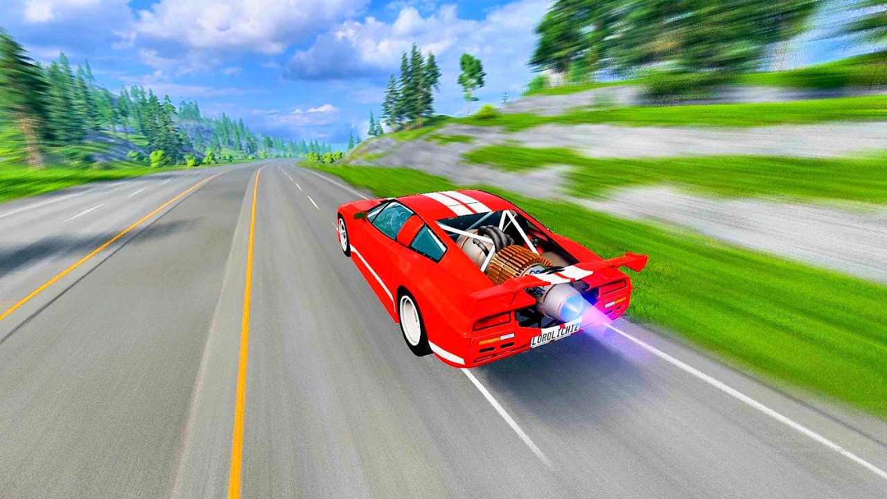 900 MPH Instant Acceleration: Which BeamNG Car Can Stop?! 🔥🤯 - BeamNG Drive #04