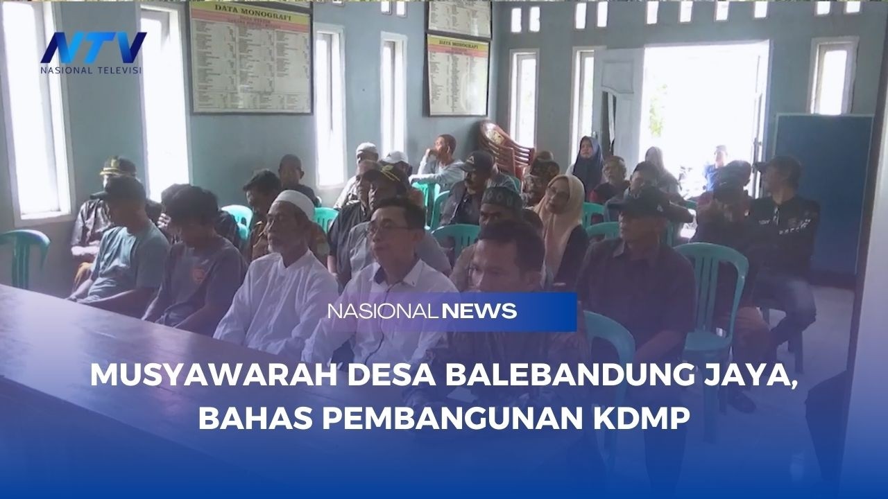 MUSYAWARAH DESA BALEBANDUNG JAYA, BAHAS PEMBANGUNAN KDMP