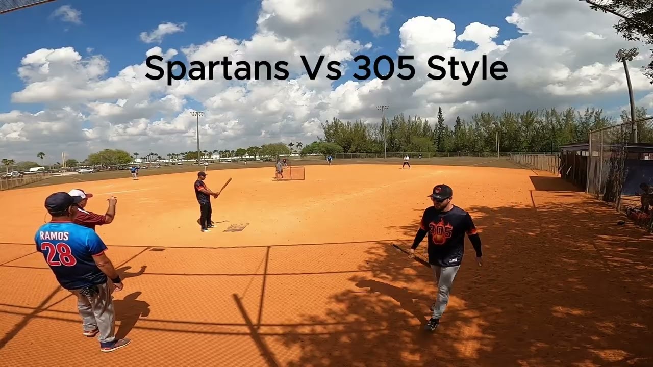 Spartans Vs 305 Style Game 2. Final Score: 7-4.