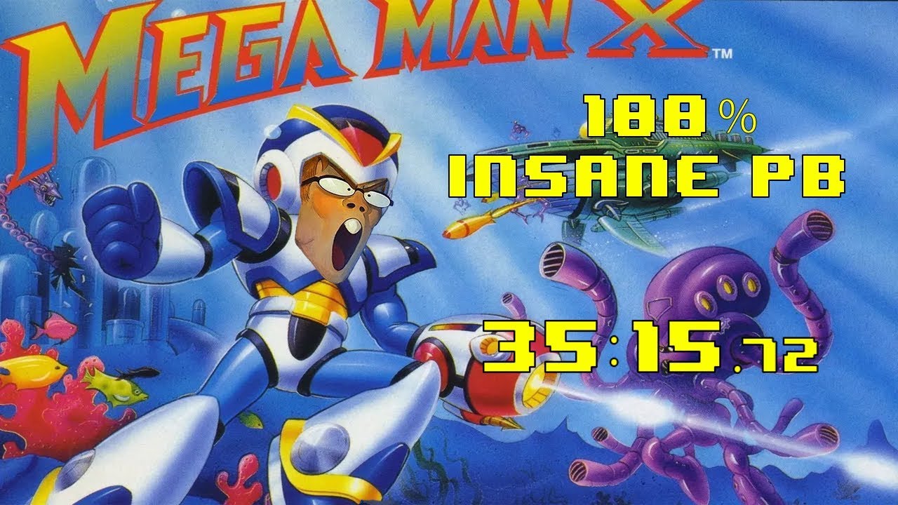 Mega Man X 100% Speedrun (35:15) - БОЛЬШОЙ PB!