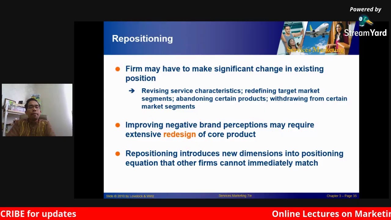 Positioning Services in Competitive Market