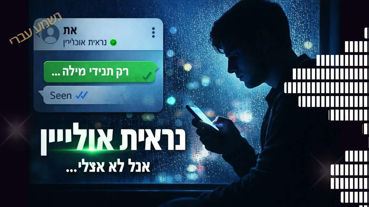 נראית אונליין — Hebrew Love Song | Seen ✓✓ No Reply (Lyrics Video)