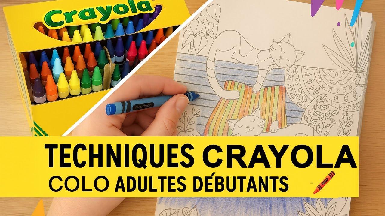 🎨 Tuto Colo Débutant Petit Budget : Colorier Facile avec Crayola