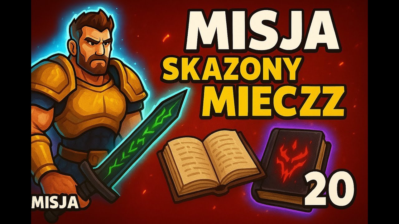 Misja - Skażony miecz ,,Megabonk" Ulepszamy przeklętą księgę do 20