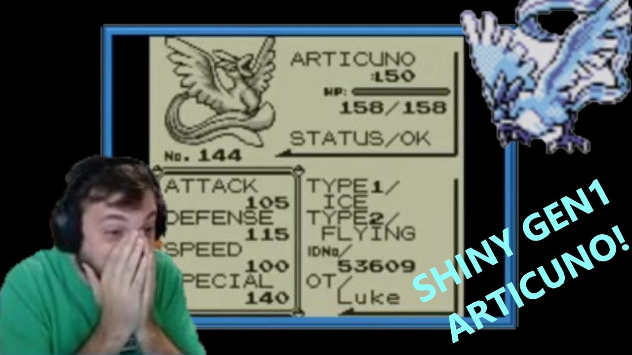(LIVE) AMAZING Shiny Gen 1 Articuno After ONLY 195 Resets