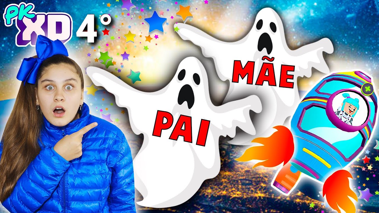 FANTASMINHA 4 - MEUS PAIS VIRARAM FANTASMAS E DECIFRAMOS A CARTA NA CASA DO PK XD ☆ Mileninha ☆