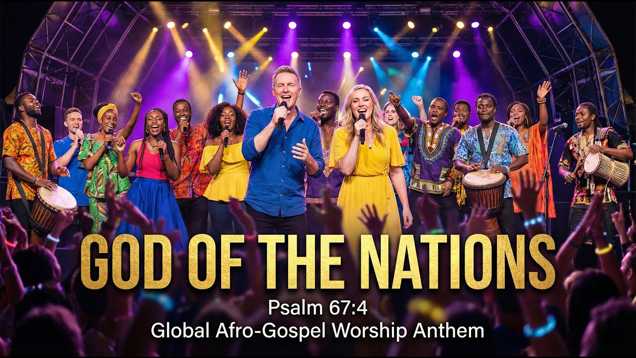 GOD OF THE NATIONS: Psalm 67:4 | Global Gospel Worship Anthem of Praise & Celebration