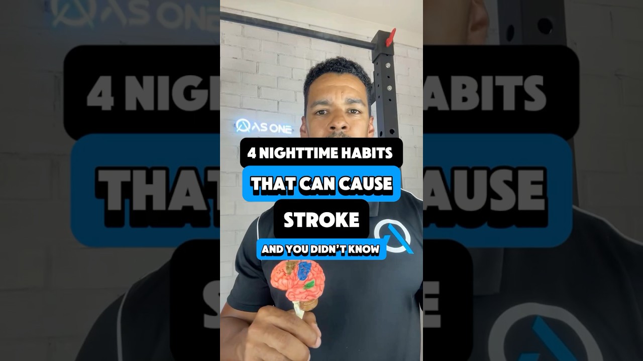 4 nighttime habits that can cause stroke! #AsOneAustralia #StrokeRehab