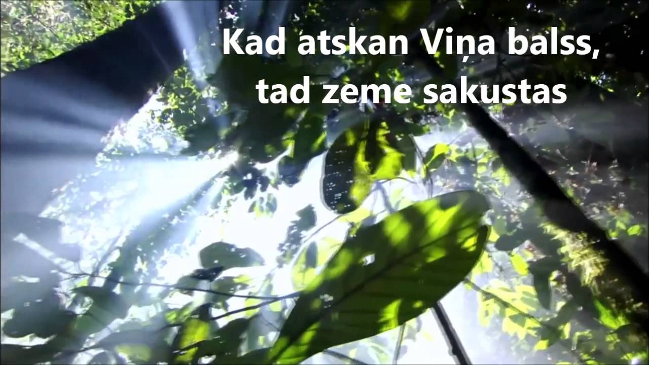 Mans Dievs ir varens Dievs VBS dziesma