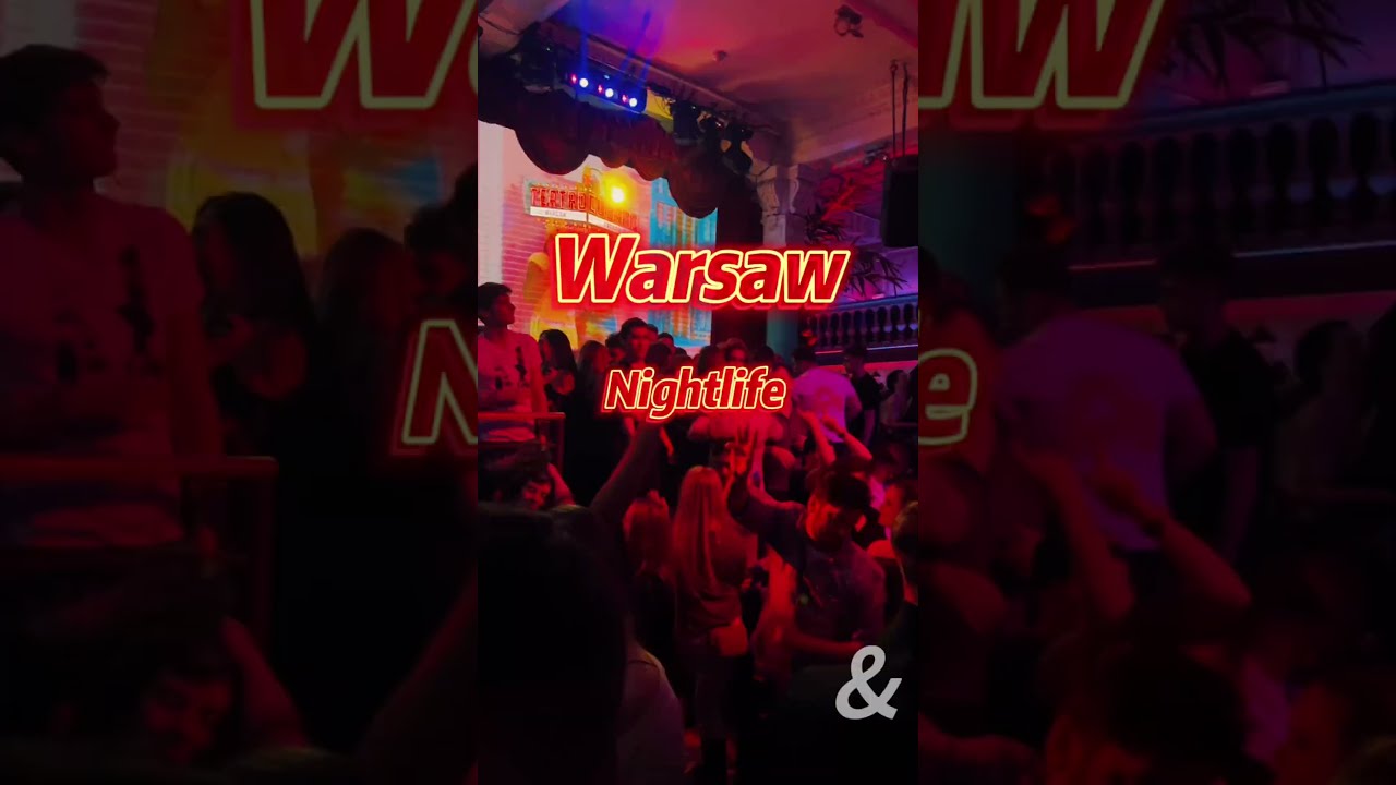 Moments in Warsaw- nightlife & party #shorts #warsaw