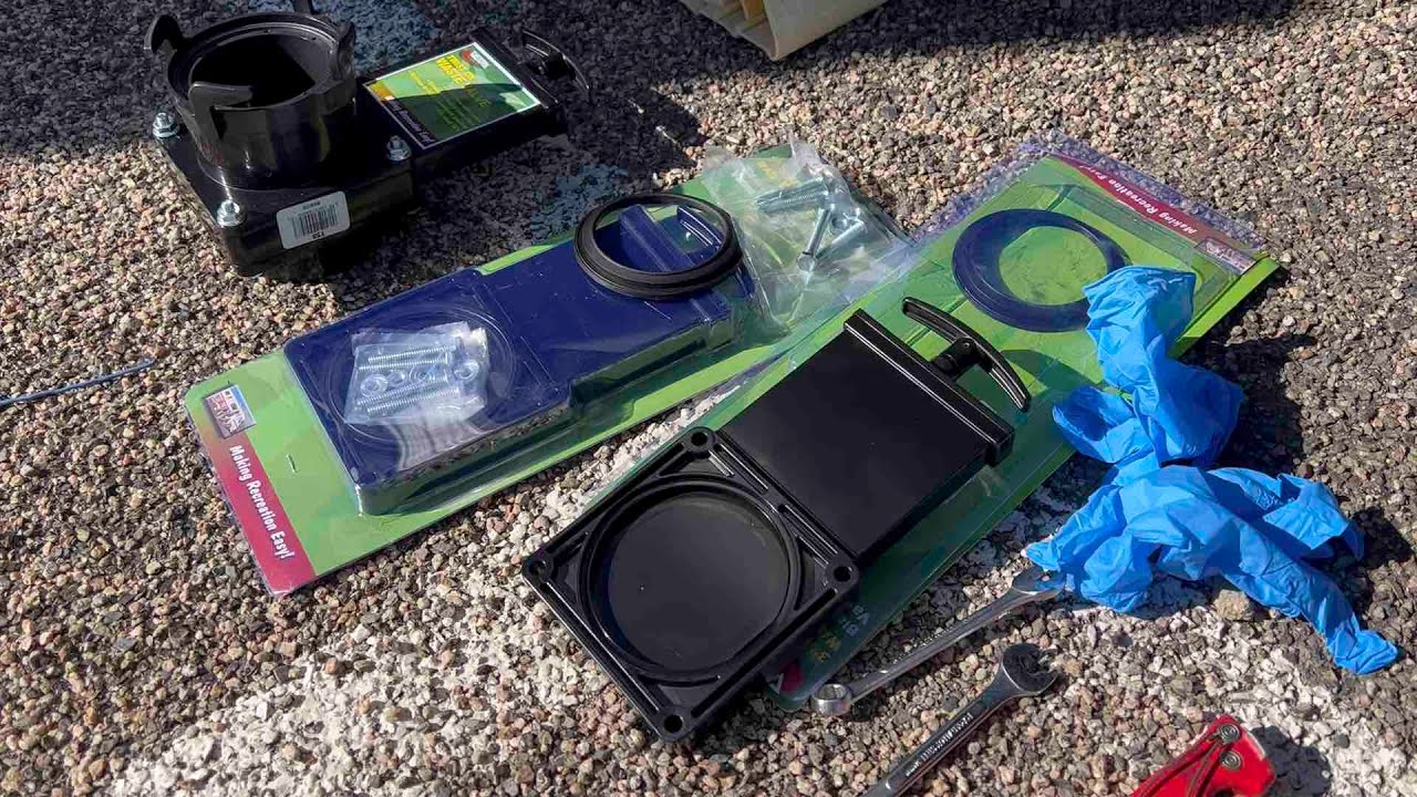Replacing Leaking RV Sewer Valve By Yourself With Minimal Tools