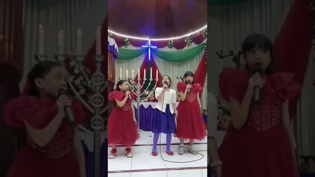 Zela - Hanna - Lidia di dandanin sama kakak Lina | Natal hari ibu 22 Des 2025 | HKI Medan
