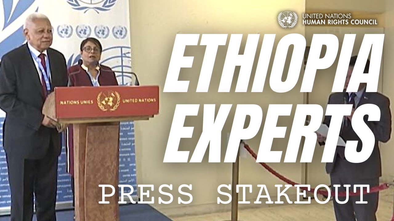 Ethiopia Human Rights Experts Speak | Press Stakeout at the UN in Geneva