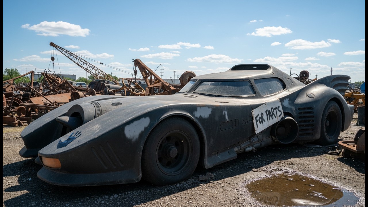 ASMR Car Restoration | 1989 Batmobile (Anton Furst Design) Full Restoration | From Scrapyard to Lush