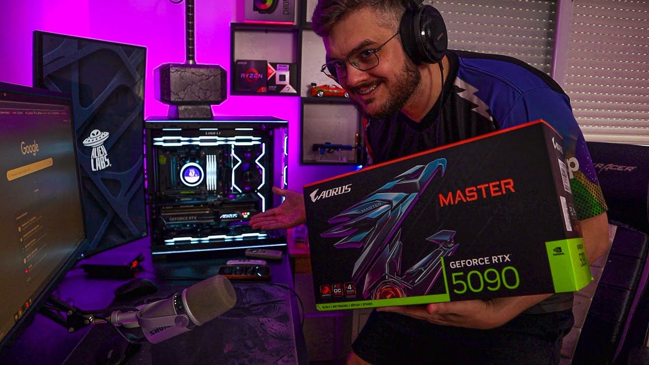 BATTLEFIELD 6 NO MELHOR PC DO MUNDO (RTX 5090 + 9800X3D) 500FPS TWEAKED by !ALIENLABS
