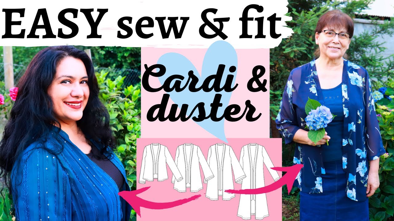 Relaxed sewing: Woven or knit staple topper. EASY FITTING. 2 Songbirds (Pattern Emporium) 30% OFF