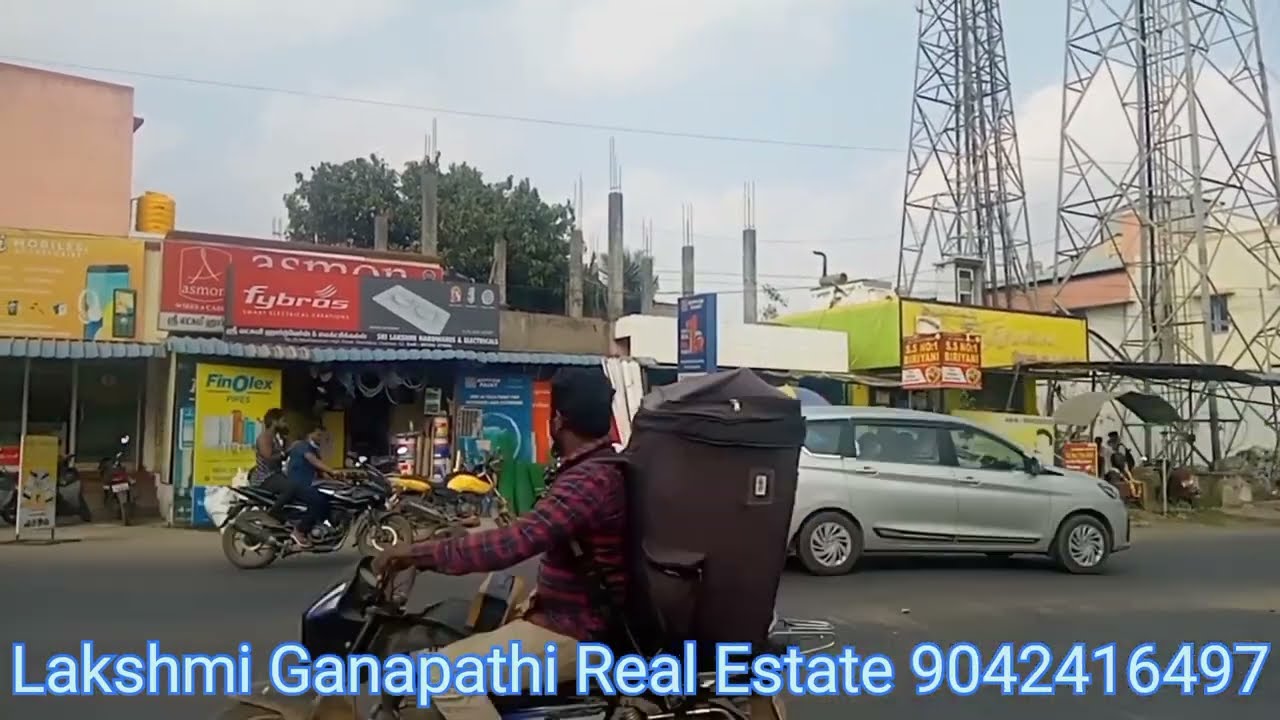 Commercial Land and Building for Sale in Madhavaram to vadaperumbakkam main Road.