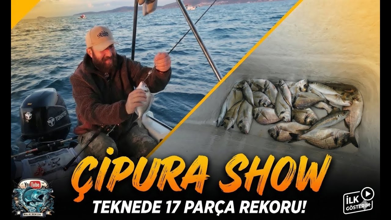 Gümüldür'de Çipura Şov! Teknede Rekor Kırdık | (Tam 17 Parça Çipura ve 6 Parça İstavrit)