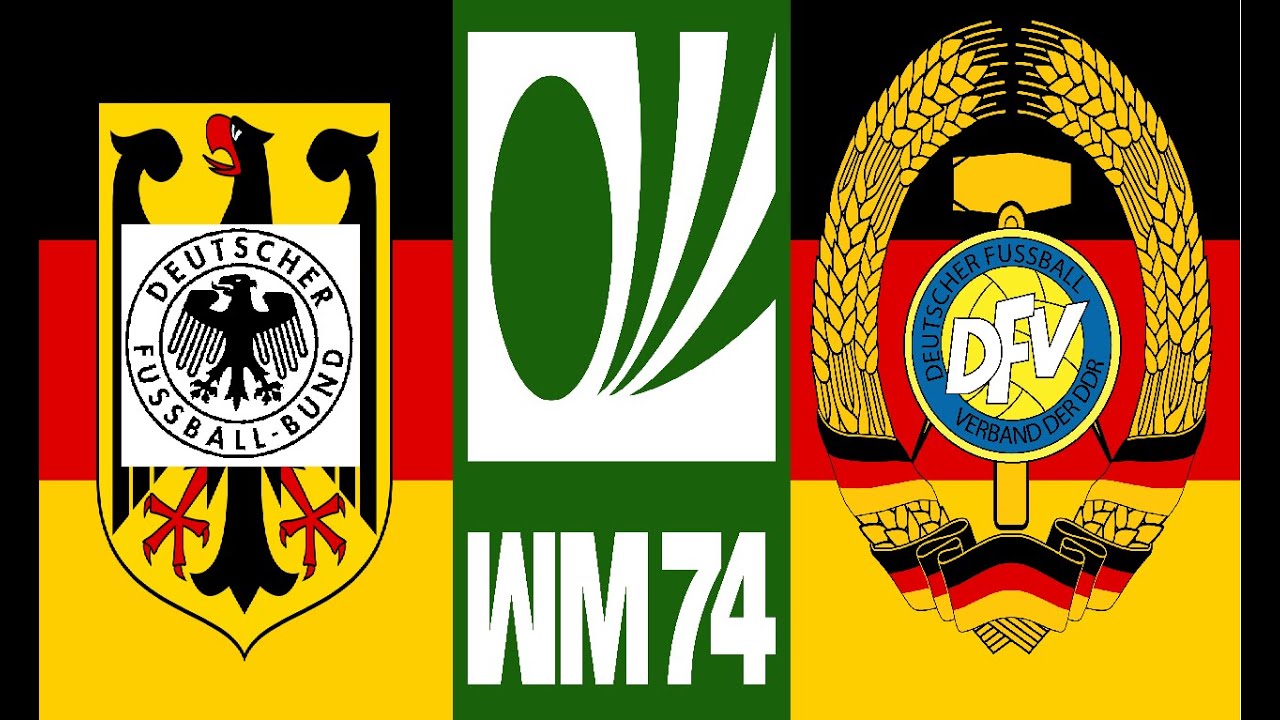 DDR and BRD Hymne Weltmeisterschaft 1974