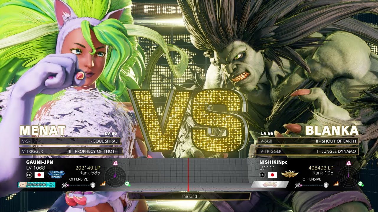 SFV Champion Edition 🔥 GAUNI-JPN (Menat) Vs nishikin (Blanka)🔥 Online Match's 02-15-2023