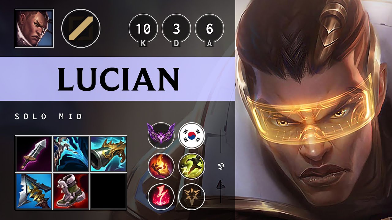 Lucian Mid vs Jayce - KR Master Patch 25.S1.3