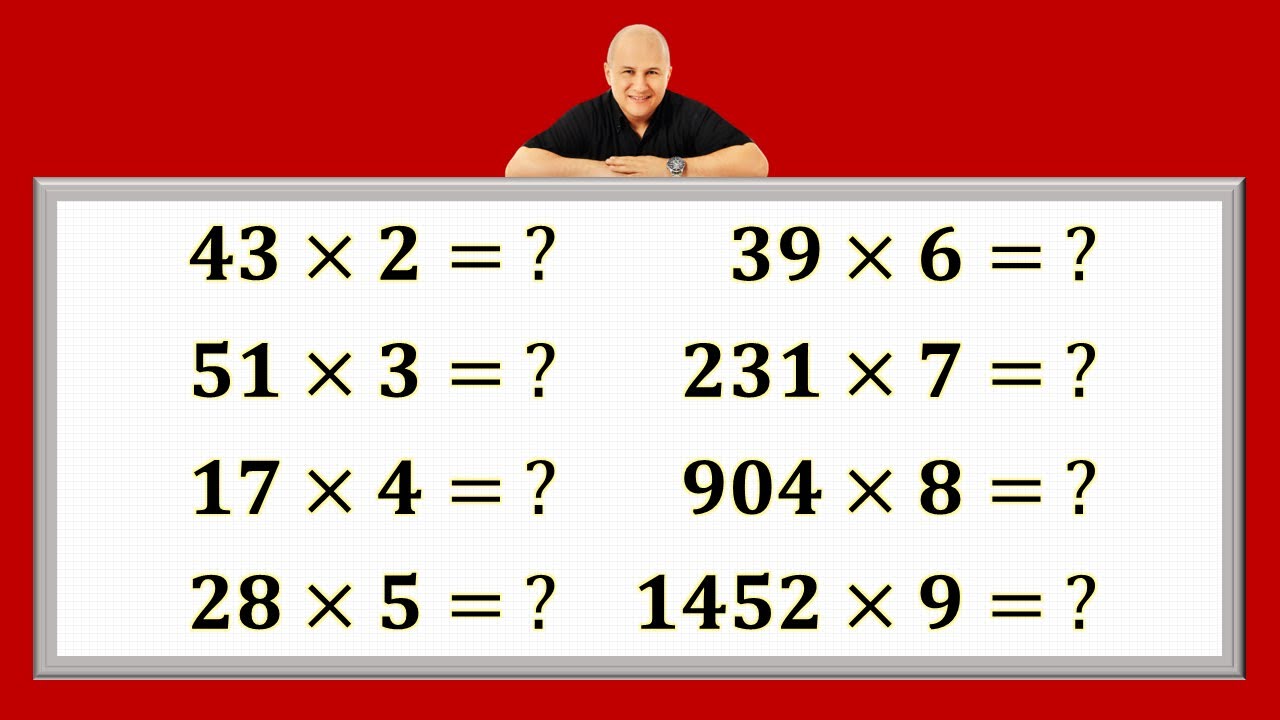 Multiplicación por una cifra #julioprofe