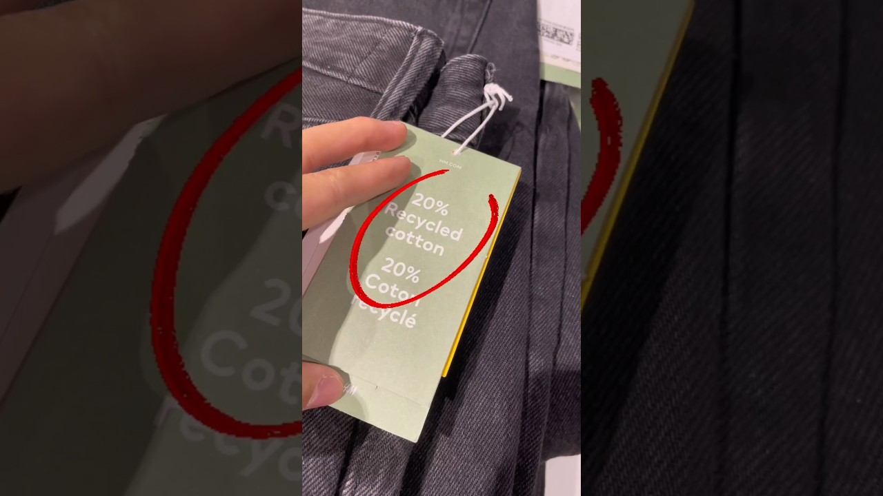 H&M tags tell everything about their merchandise, concept and tech #rfid #hangtag #clothinglabel!