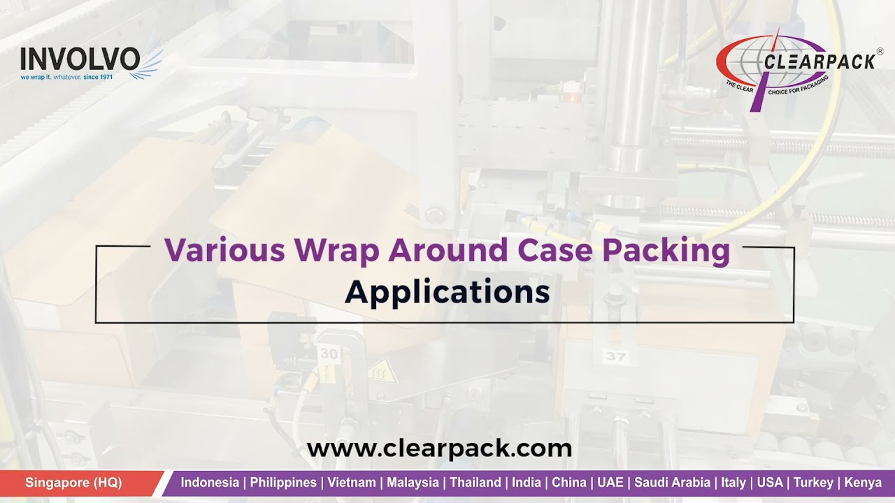 Invopac Wrap Around Case Packer for Various Applications | Clearpack