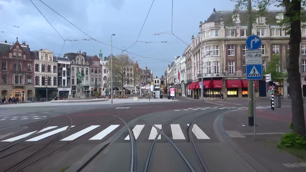 HTM tramlijn 16 Wateringen Dorpskade - Den Haag Statenkwartier v.v. | omleiding | regen/onweer | '21
