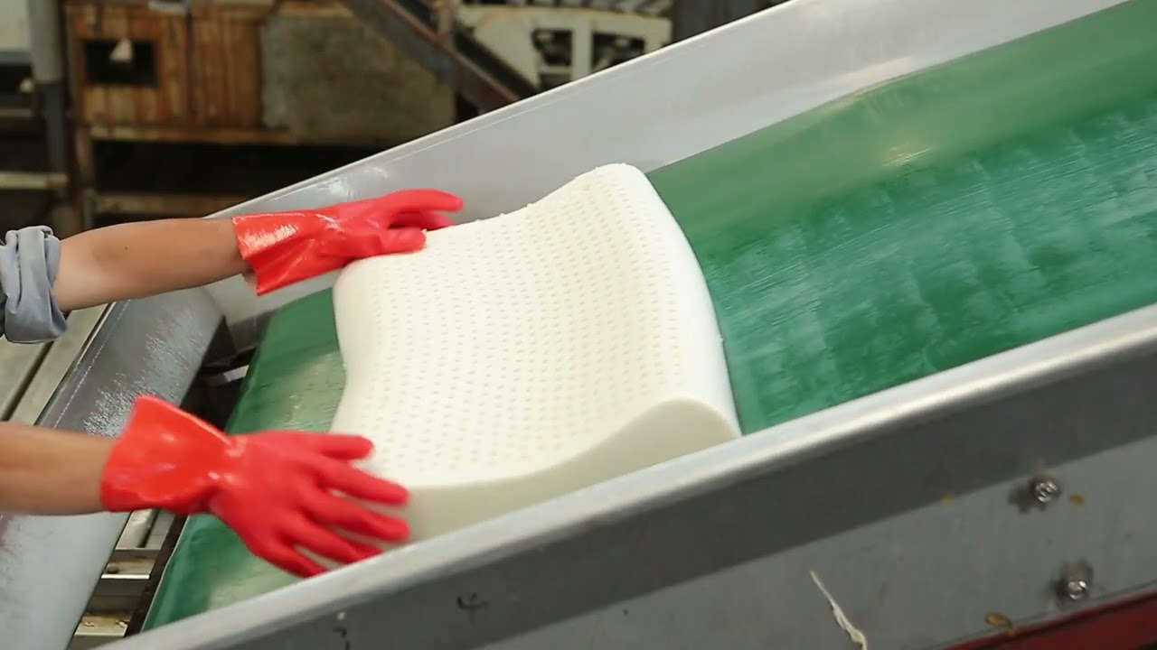 How to produce a latex pillow?