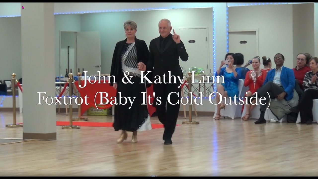2025 Christmas Showcase - Kathy & John Linn- Foxtrot - Dream Ballroom Academy in Memphis TN