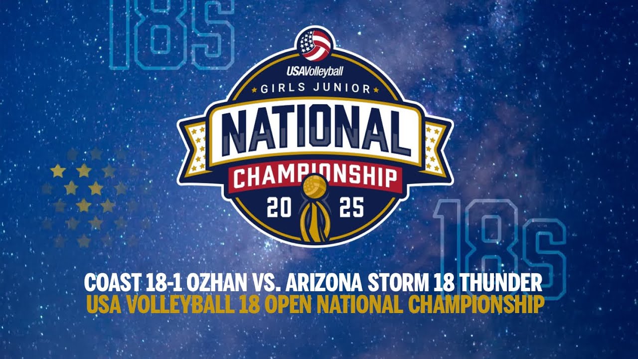 Coast 18-1 Ozhan vs. AZ Storm 18 Thunder | 2025 USA Volleyball Girls 18 Open National Championship