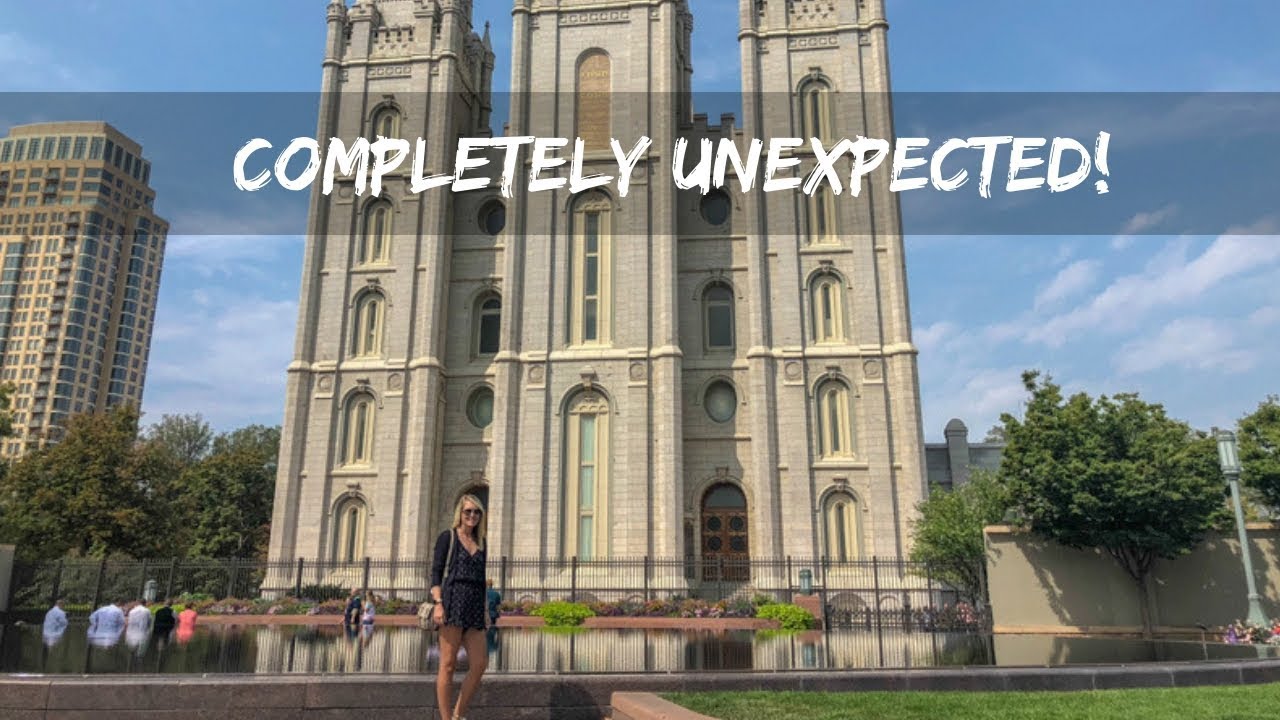 Visiting the BEAUTIFUL TEMPLE SQUARE in SLC 😍! | 🏕️Jordanelle State Park