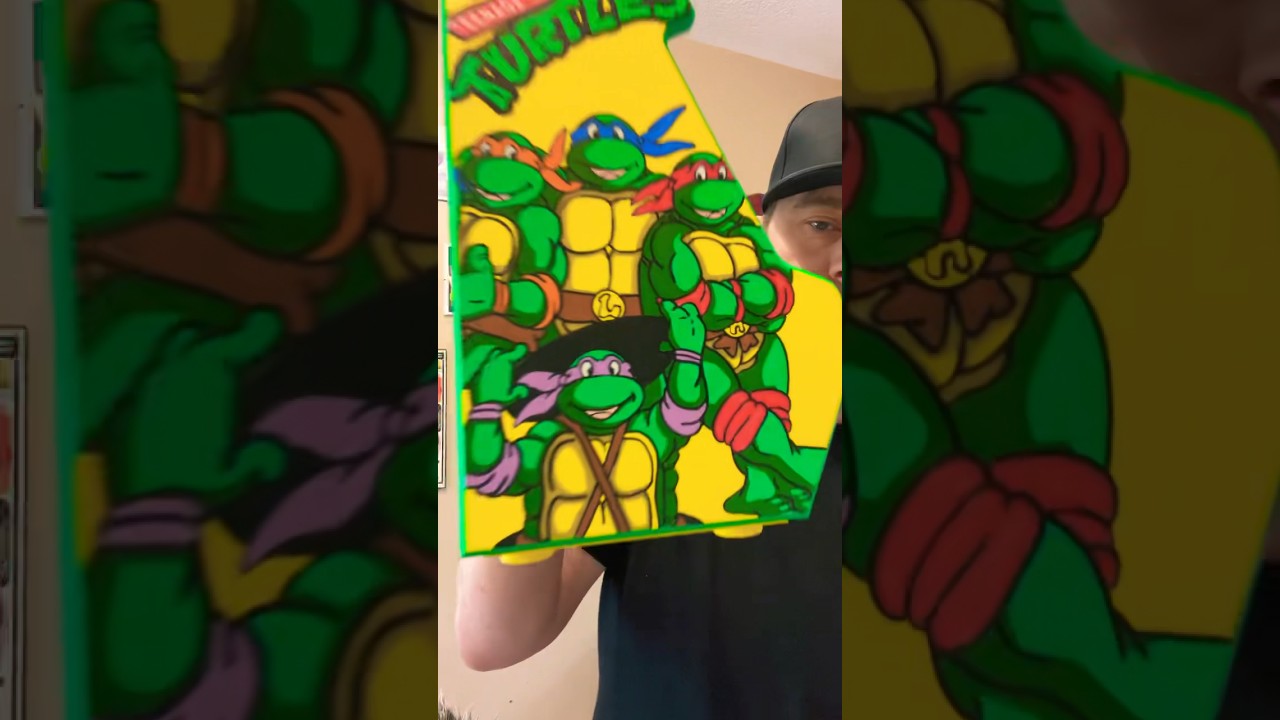 COWABUNGA! The TMNT Nintendo Switch Arcade is done! #nintendo #nintendoswitch #tmnt #3dprinting