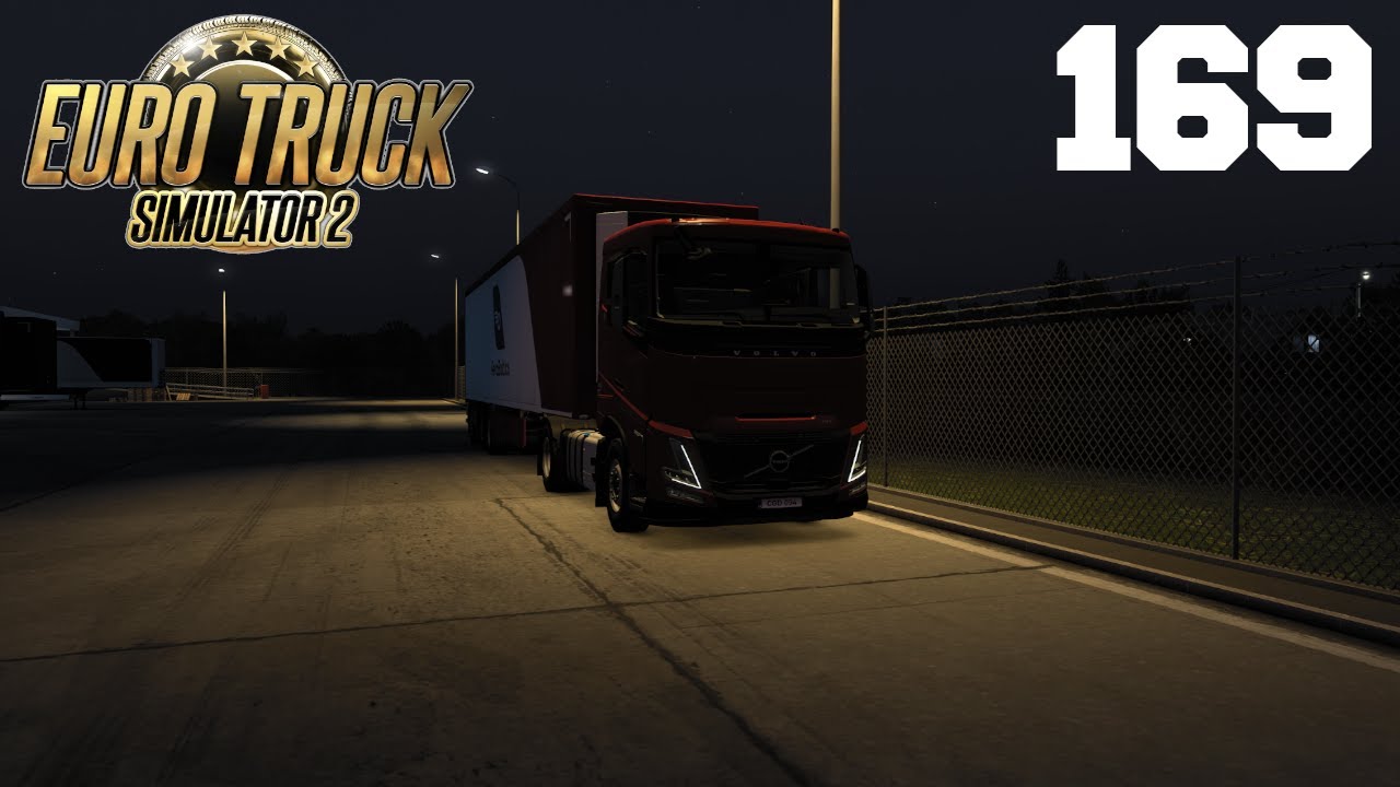 Euro Truck Simulator 2 - GAMEPLAY - Kaunas a Luga #169 60 FPS FHD