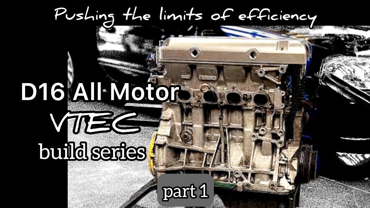 SOHC D16 All Motor Skunk2 cam Build Series part 1