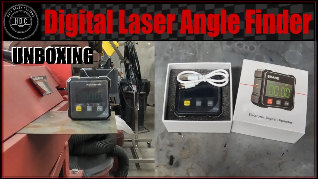 Sakerplus Digital Laser Angle Finder Protractor Tool Unboxing & Testing #HDC #Sakerplus #unboxing