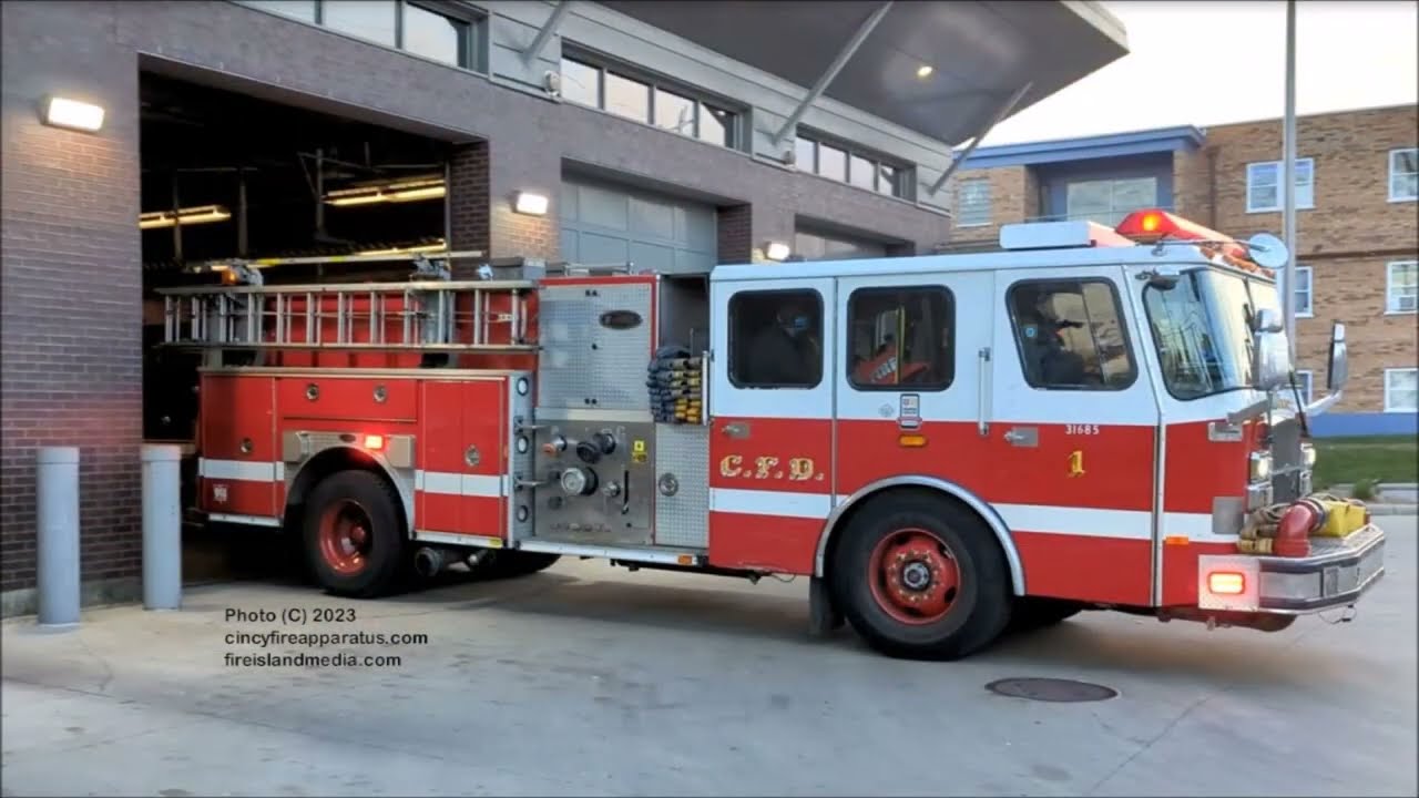 Cincinnati Fire Station 35 - Rare Catch of Full House Response