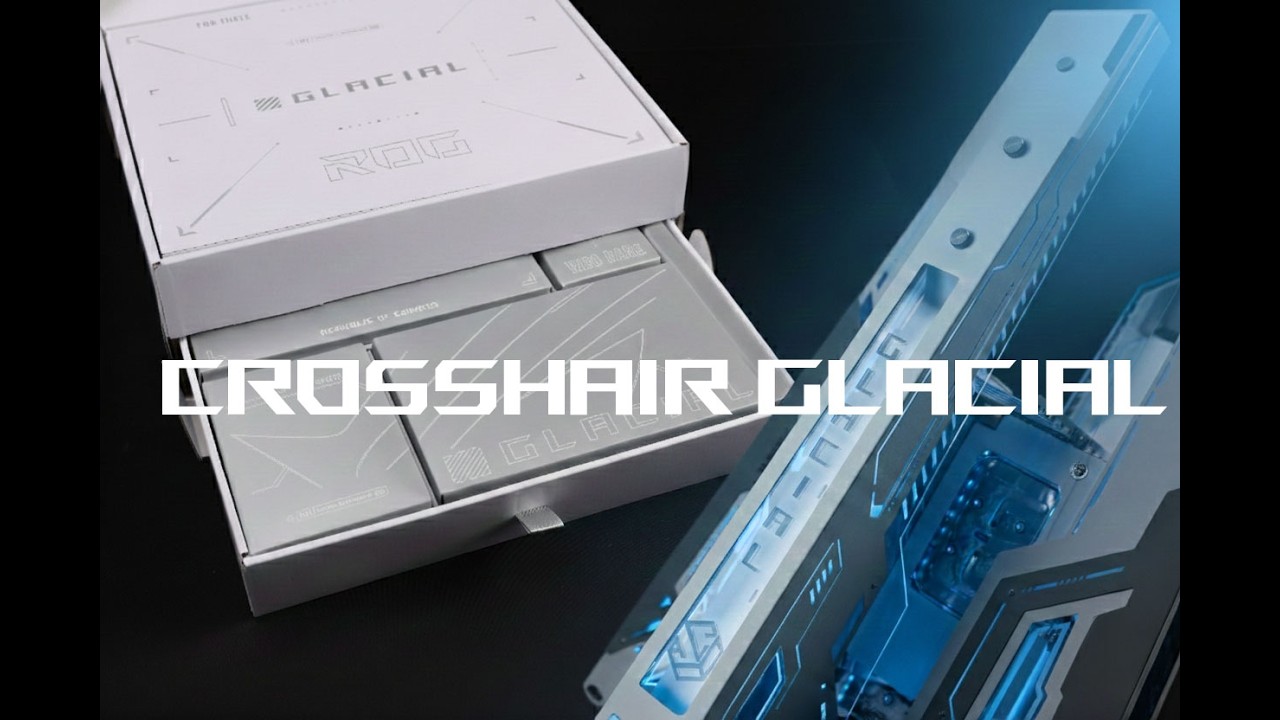Идеальная белая материнская плата! Asus Rog X870E Crosshair Glacial: распаковка, обзор, BIOS и сб...